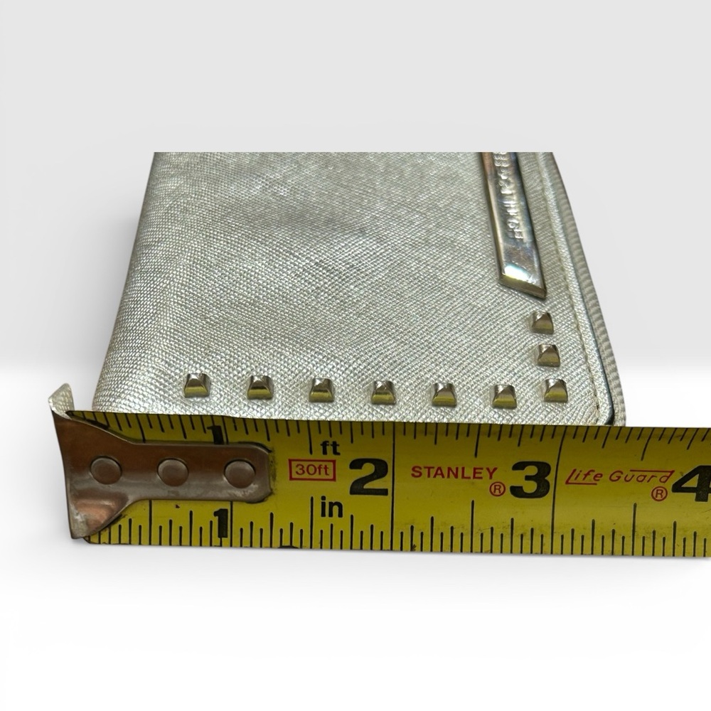 Rebecca Minkoff Metallic Silver Wristlet Olivia Tech NWT Style: S182E140-140 - Picture 7 of 13